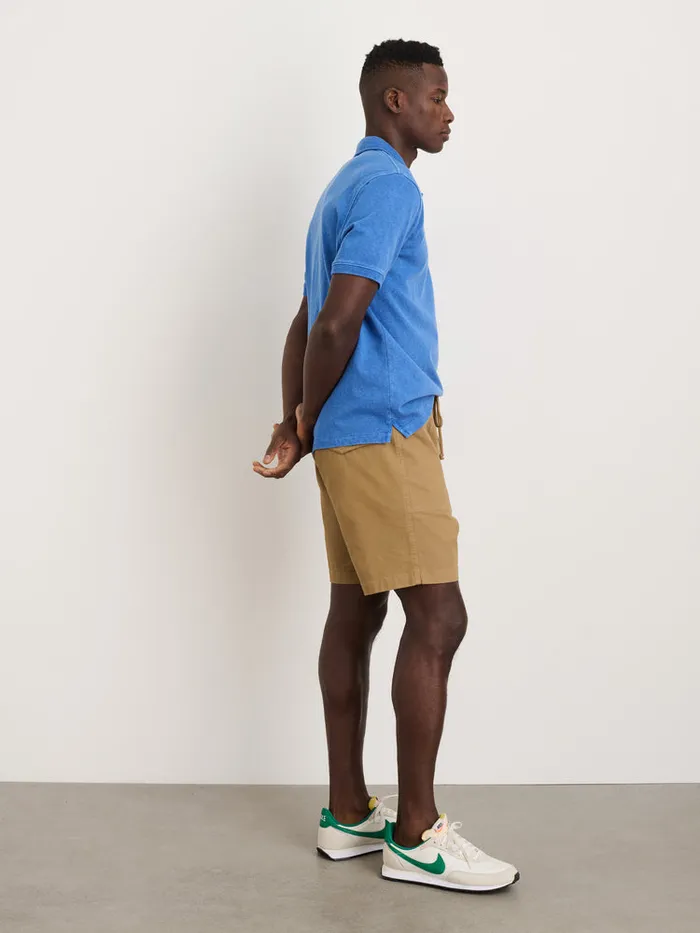 Men Alex Mill Tees Polos Vintage Wash Polo Washed Cobalt