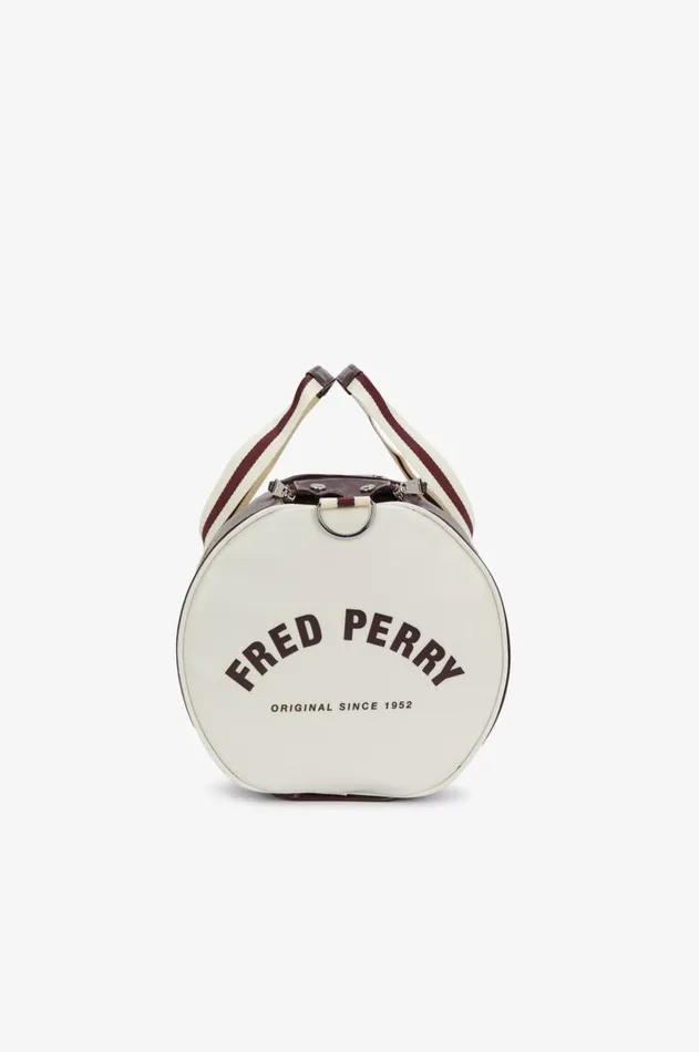 Men Bags Fred Perry Barrel Bag Oxbloodecru