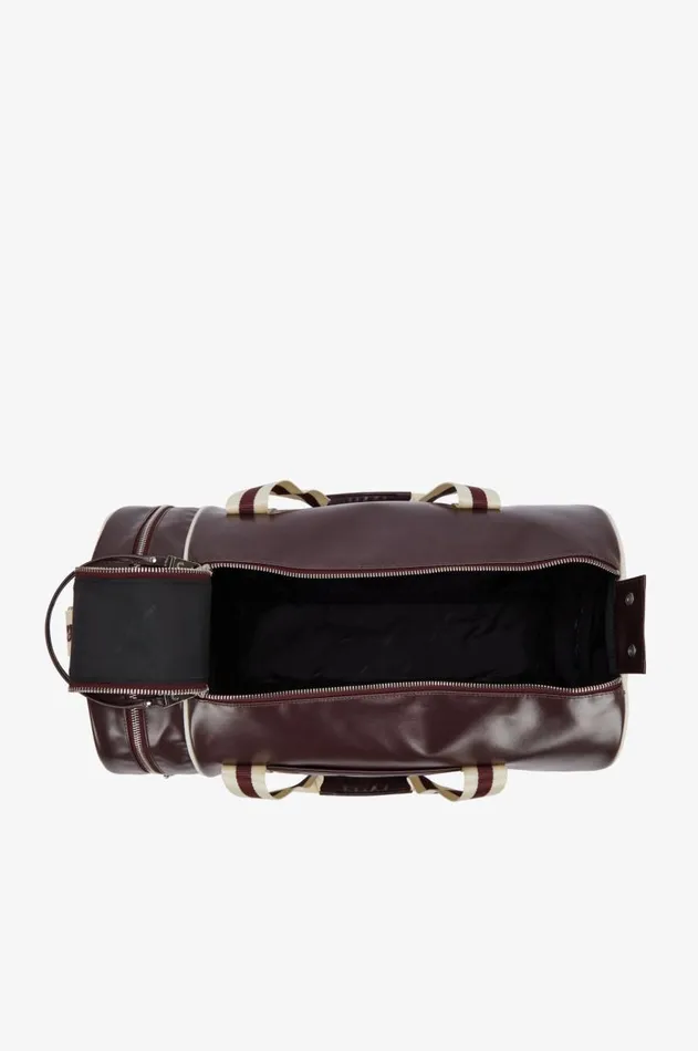 Men Bags Fred Perry Barrel Bag Oxbloodecru