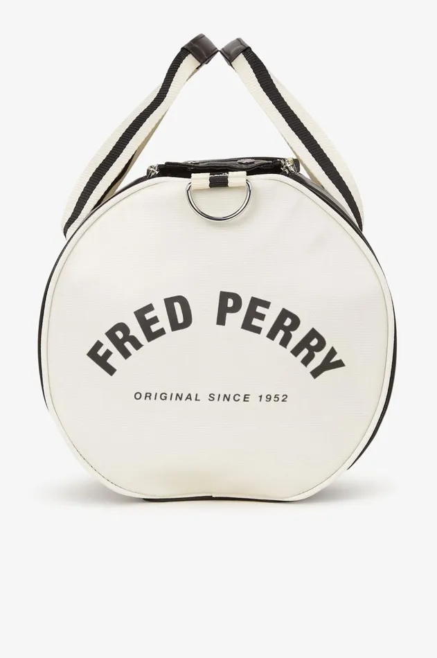 Men Bags Fred Perry Classic Barrel Bag Blackecru
