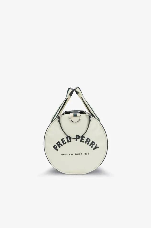 Men Bags Fred Perry Classic Barrel Bag Night Greenecru