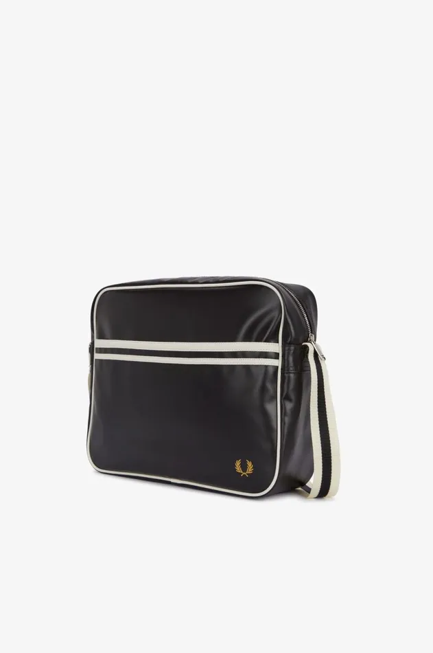 Men Bags Fred Perry Classic Shoulder Bag Blackecru