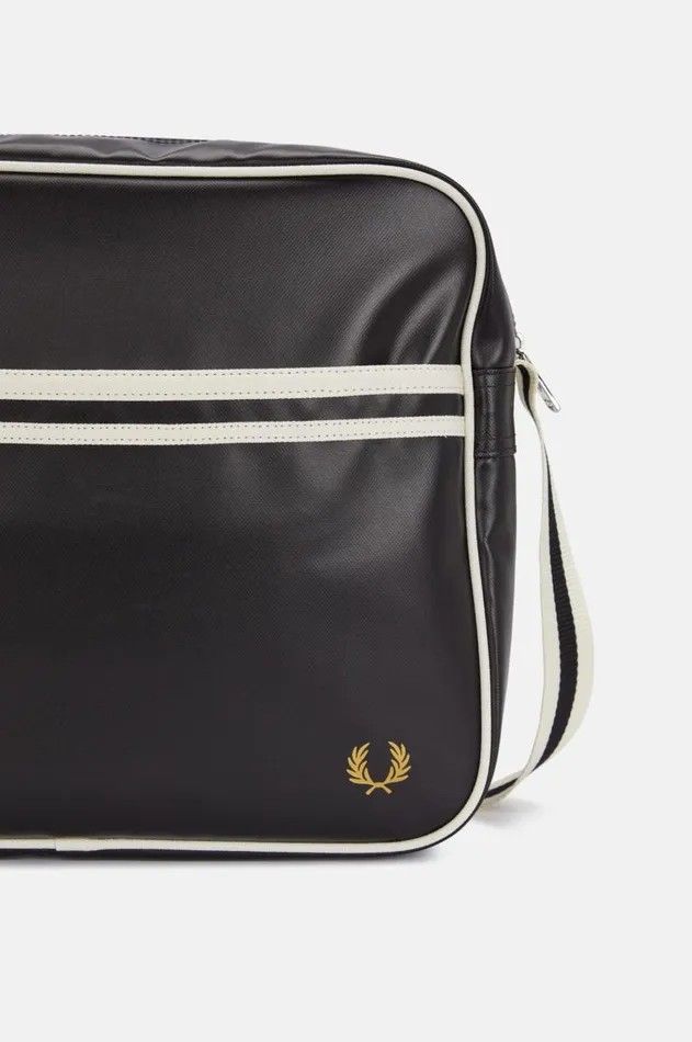 Men Bags Fred Perry Classic Shoulder Bag Blackecru