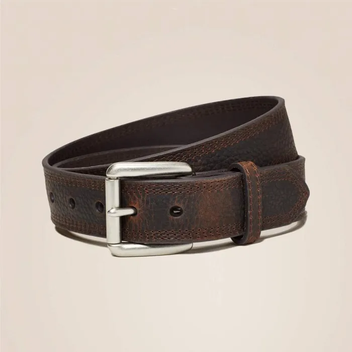 Men Belts Ariat Midway Belt Brown Rowdy