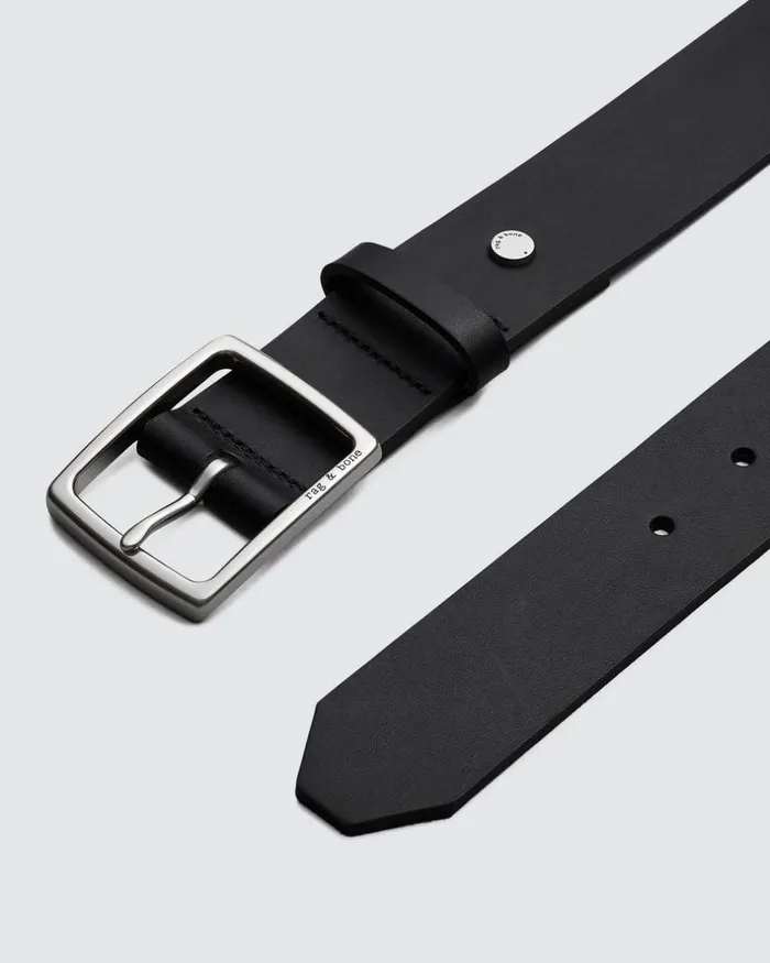 Men Belts Rag 038 Bone Rugged Belt Black