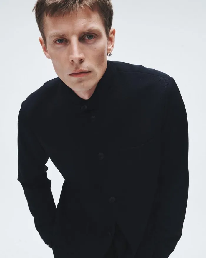 Men Blazers Rag 038 Bone Prospect Knit Blazer Black