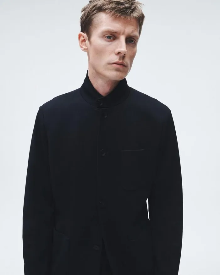 Men Blazers Rag 038 Bone Prospect Knit Blazer Black