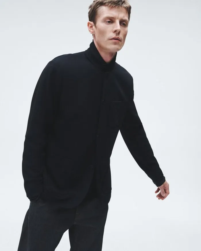 Men Blazers Rag 038 Bone Prospect Knit Blazer Black