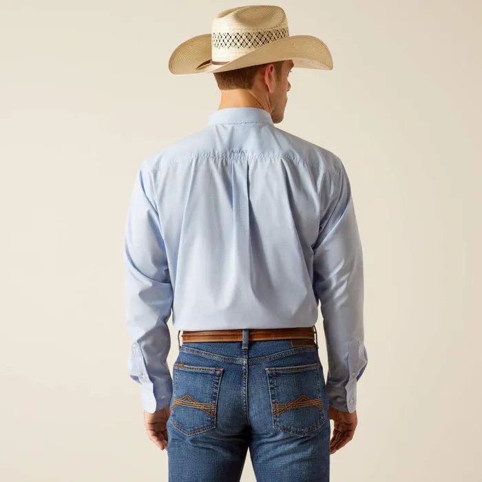 Men Button Down Shirts Ariat 360 AirFlow Classic Fit Shirt Light Blue Men Button Down Shirts Ariat 360 AirFlow Classic Fit Shirt Light Blue