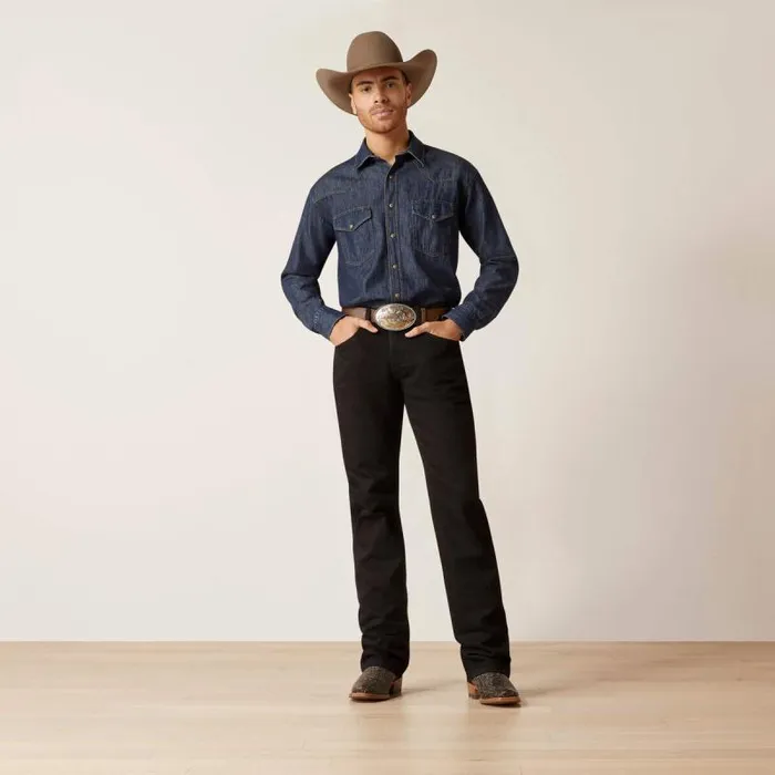 Men Button Down Shirts Ariat Classic Denim Shirt Broadway Men Button Down Shirts Ariat Classic Denim Shirt Broadway