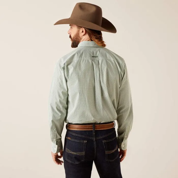 Men Button Down Shirts Ariat Edson Classic Fit Shirt White Men Button Down Shirts Ariat Edson Classic Fit Shirt White