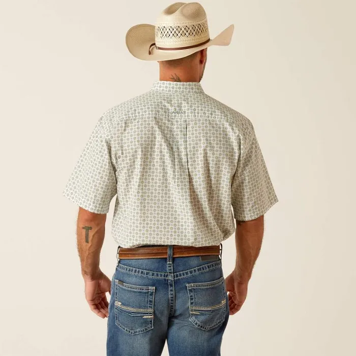 Men Button Down Shirts Ariat Eduardo Classic Fit Shirt Green Men Button Down Shirts Ariat Eduardo Classic Fit Shirt Green