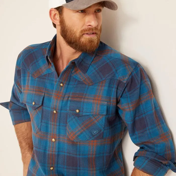 Men Button Down Shirts Ariat Hans Retro Fit Shirt Moon Howl Men Button Down Shirts Ariat Hans Retro Fit Shirt Moon Howl