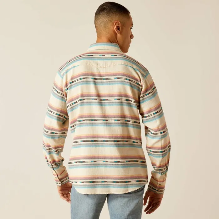 Men Button Down Shirts Ariat Hansel Retro Fit Shirt Sandshell Men Button Down Shirts Ariat Hansel Retro Fit Shirt Sandshell