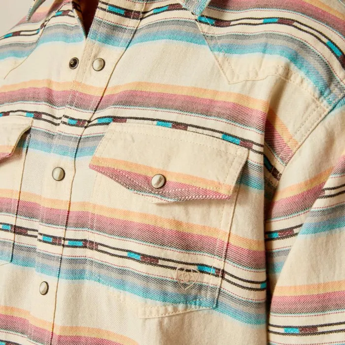 Men Button Down Shirts Ariat Hansel Retro Fit Shirt Sandshell Men Button Down Shirts Ariat Hansel Retro Fit Shirt Sandshell