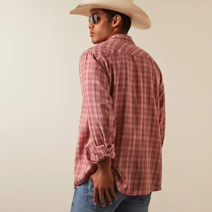 Men Button Down Shirts Ariat Hart Retro Fit Shirt White Asparagus Men Button Down Shirts Ariat Hart Retro Fit Shirt White Asparagus