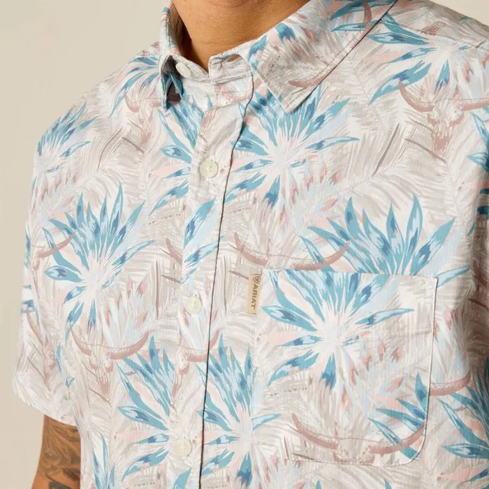 Men Button Down Shirts Ariat Macklin Stretch Modern Fit Shirt Moonbeam Men Button Down Shirts Ariat Macklin Stretch Modern Fit Shirt Moonbeam