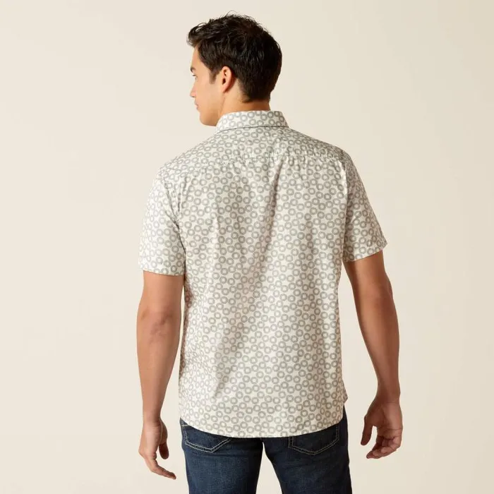 Men Button Down Shirts Ariat Marc Stretch Modern Fit Shirt Vanilla Ice Men Button Down Shirts Ariat Marc Stretch Modern Fit Shirt Vanilla Ice