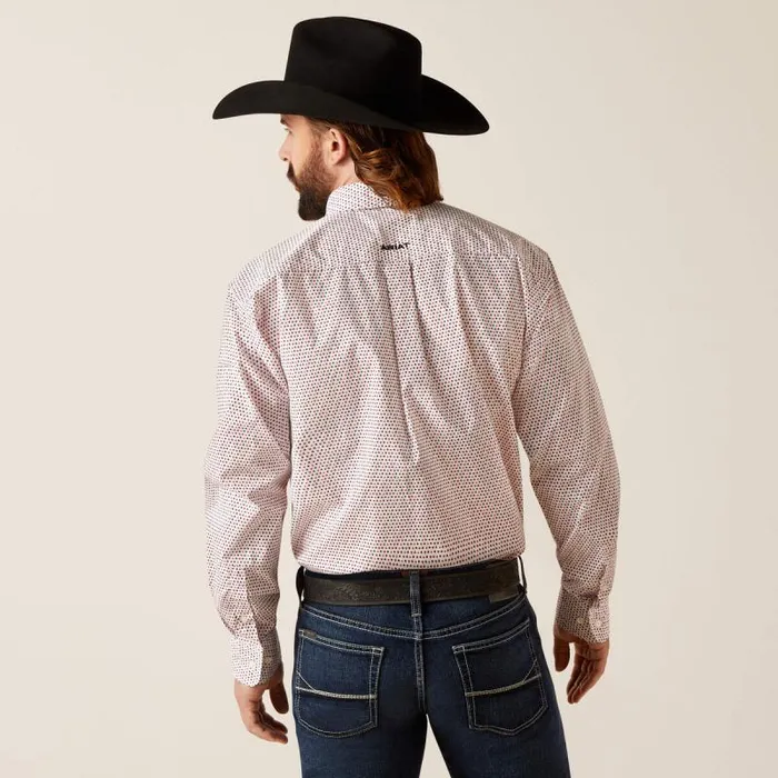 Men Button Down Shirts Ariat Neithan Classic Fit Shirt White Men Button Down Shirts Ariat Neithan Classic Fit Shirt White