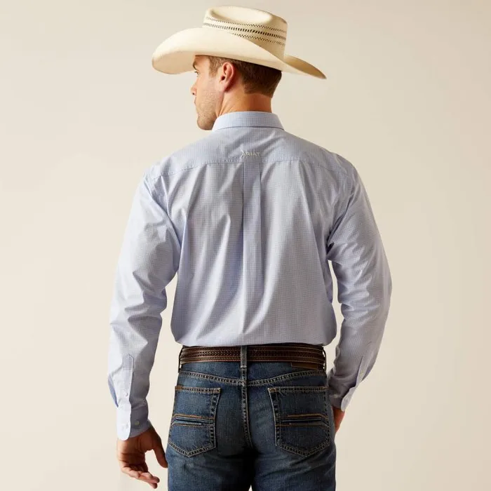 Men Button Down Shirts Ariat Pro Series Dabney Classic Fit Shirt Light Blue Men Button Down Shirts Ariat Pro Series Dabney Classic Fit Shirt Light Blue
