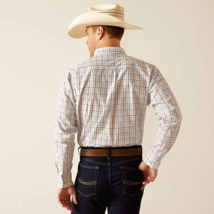 Men Button Down Shirts Ariat Pro Series Dan Classic Fit Shirt White Men Button Down Shirts Ariat Pro Series Dan Classic Fit Shirt White