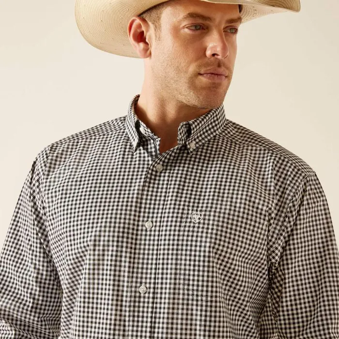 Men Button Down Shirts Ariat Pro Series Jayden Classic Fit Shirt Black Men Button Down Shirts Ariat Pro Series Jayden Classic Fit Shirt Black