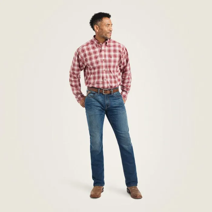 Men Button Down Shirts Ariat Pro Series Keegan Stretch Classic Fit Shirt Samba Men Button Down Shirts Ariat Pro Series Keegan Stretch Classic Fit Shirt Samba