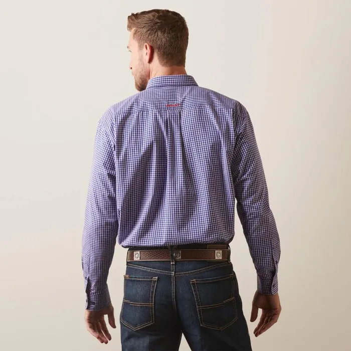 Men Button Down Shirts Ariat Pro Series Louis Classic Fit Shirt Dark Blue Men Button Down Shirts Ariat Pro Series Louis Classic Fit Shirt Dark Blue