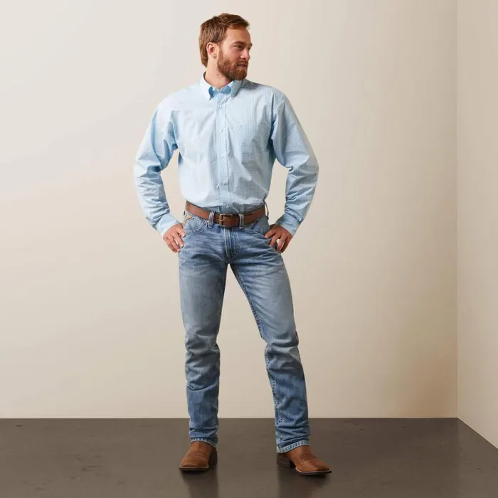 Men Button Down Shirts Ariat Pro Series Norton Classic Fit Shirt White Men Button Down Shirts Ariat Pro Series Norton Classic Fit Shirt White