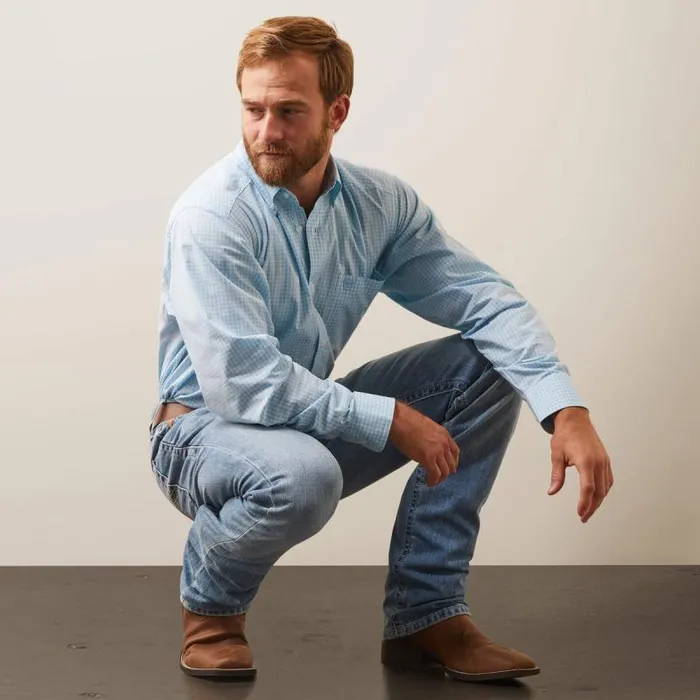 Men Button Down Shirts Ariat Pro Series Norton Classic Fit Shirt White Men Button Down Shirts Ariat Pro Series Norton Classic Fit Shirt White