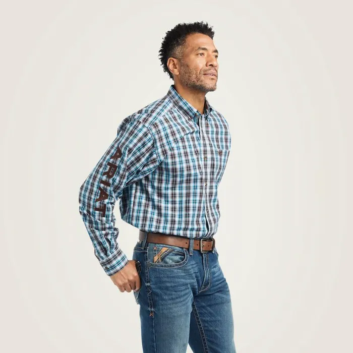 Men Button Down Shirts Ariat Pro Series Team Cade Classic Fit Shirt Ocean Depth Men Button Down Shirts Ariat Pro Series Team Cade Classic Fit Shirt Ocean Depth