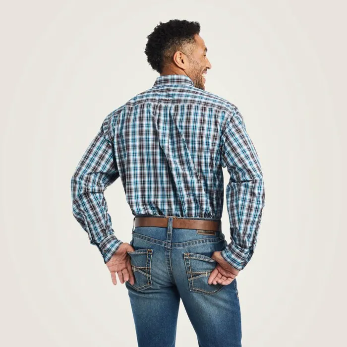 Men Button Down Shirts Ariat Pro Series Team Cade Classic Fit Shirt Ocean Depth Men Button Down Shirts Ariat Pro Series Team Cade Classic Fit Shirt Ocean Depth