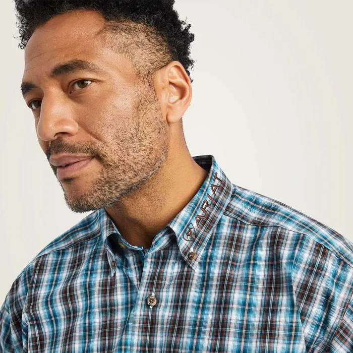Men Button Down Shirts Ariat Pro Series Team Cade Classic Fit Shirt Ocean Depth Men Button Down Shirts Ariat Pro Series Team Cade Classic Fit Shirt Ocean Depth