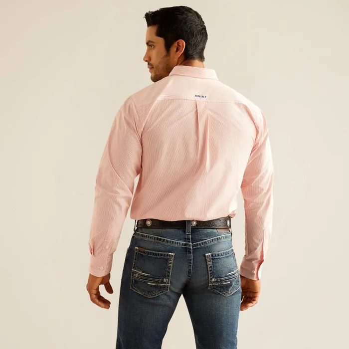 Men Button Down Shirts Ariat Pro Series Team Gerson Fitted Shirt Orange Men Button Down Shirts Ariat Pro Series Team Gerson Fitted Shirt Orange