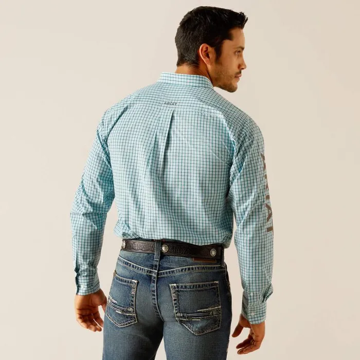 Men Button Down Shirts Ariat Pro Series Team Graycen Fitted Shirt White Men Button Down Shirts Ariat Pro Series Team Graycen Fitted Shirt White