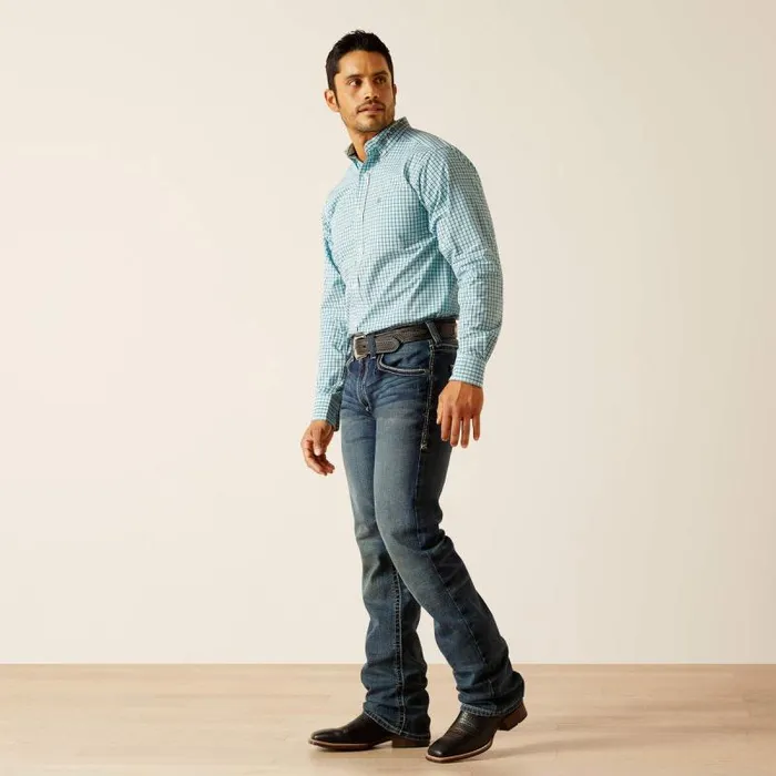 Men Button Down Shirts Ariat Pro Series Team Graycen Fitted Shirt White Men Button Down Shirts Ariat Pro Series Team Graycen Fitted Shirt White