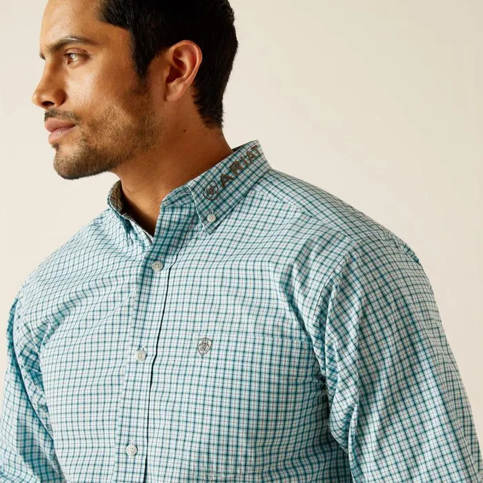 Men Button Down Shirts Ariat Pro Series Team Graycen Fitted Shirt White Men Button Down Shirts Ariat Pro Series Team Graycen Fitted Shirt White