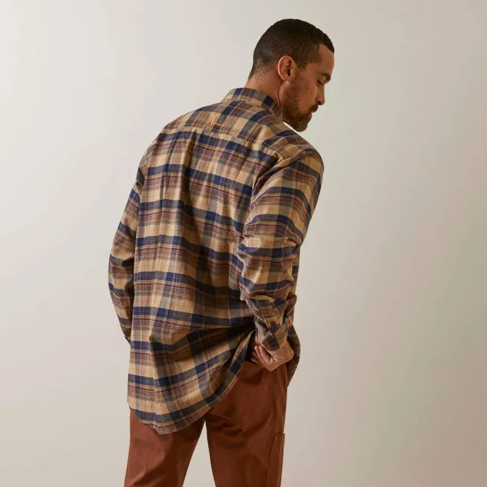 Men Button Down Shirts Ariat Rebar Flannel DuraStretch Work Shirt Tiger039s Eye Plaid Men Button Down Shirts Ariat Rebar Flannel DuraStretch Work Shirt Tiger039s Eye Plaid