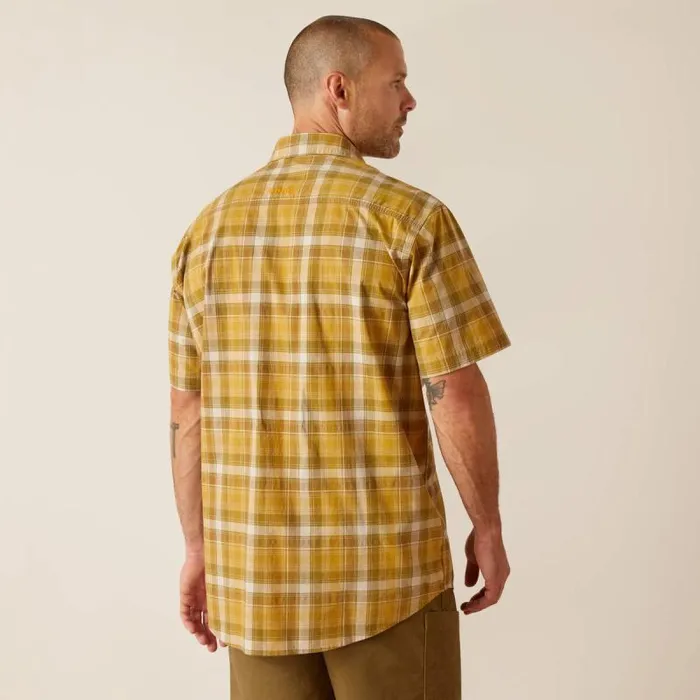 Men Button Down Shirts Ariat Rebar Made Tough DuraStretch Work Shirt Dried Tobacco Plaid Men Button Down Shirts Ariat Rebar Made Tough DuraStretch Work Shirt Dried Tobacco Plaid