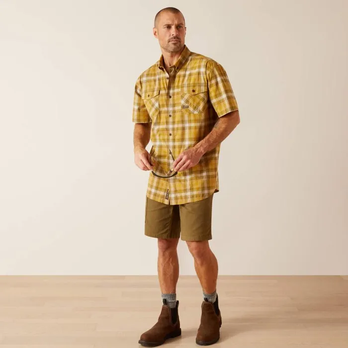 Men Button Down Shirts Ariat Rebar Made Tough DuraStretch Work Shirt Dried Tobacco Plaid Men Button Down Shirts Ariat Rebar Made Tough DuraStretch Work Shirt Dried Tobacco Plaid