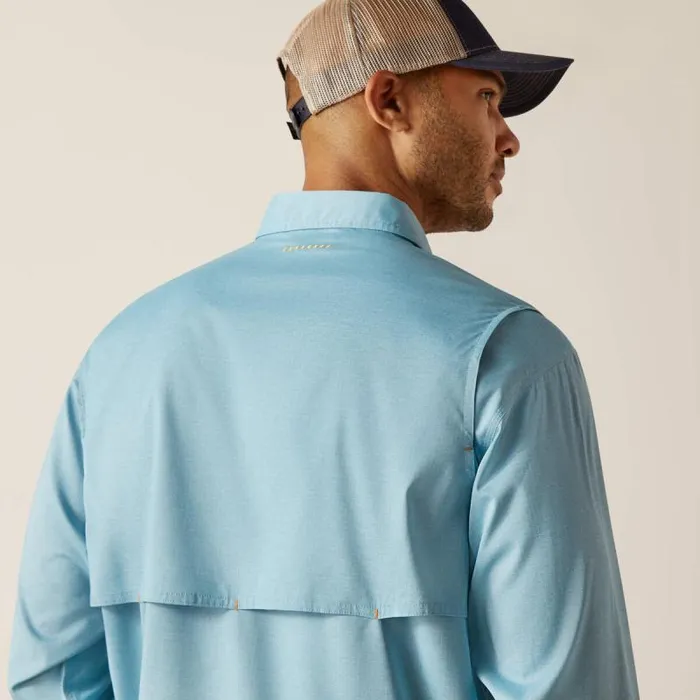 Men Button Down Shirts Ariat Rebar Made Tough VentTEK DuraStretch Work Shirt Bluejay Heather Men Button Down Shirts Ariat Rebar Made Tough VentTEK DuraStretch Work Shirt Bluejay Heather
