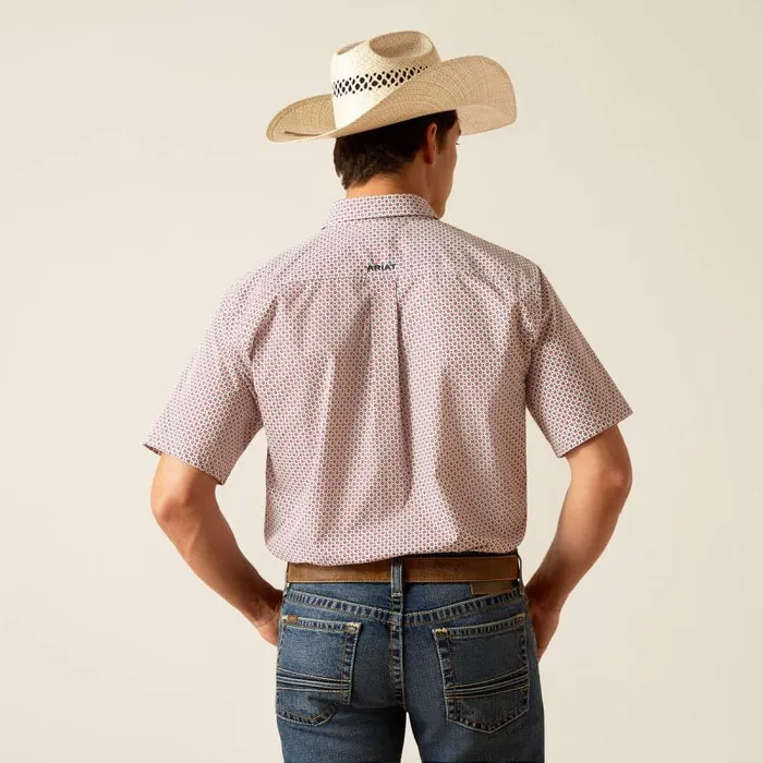 Men Button Down Shirts Ariat Teagan Fitted Shirt Syrah Men Button Down Shirts Ariat Teagan Fitted Shirt Syrah