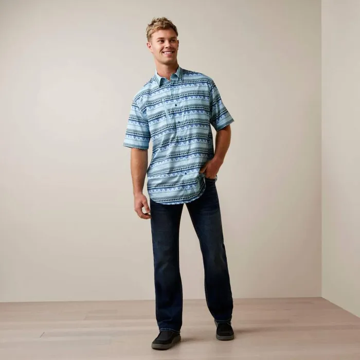 Men Button Down Shirts Ariat VentTEK Classic Fit Shirt Ashleigh Blue Men Button Down Shirts Ariat VentTEK Classic Fit Shirt Ashleigh Blue