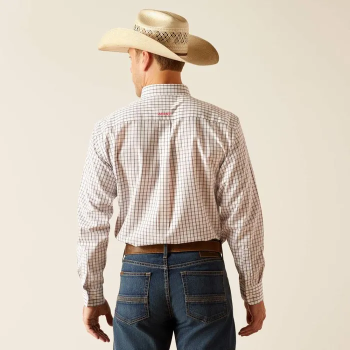 Men Button Down Shirts Ariat Wrinkle Free Briggs Classic Fit Shirt White Men Button Down Shirts Ariat Wrinkle Free Briggs Classic Fit Shirt White