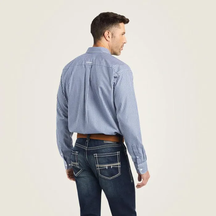 Men Button Down Shirts Ariat Wrinkle Free Ellison Classic Fit Shirt True Navy Men Button Down Shirts Ariat Wrinkle Free Ellison Classic Fit Shirt True Navy