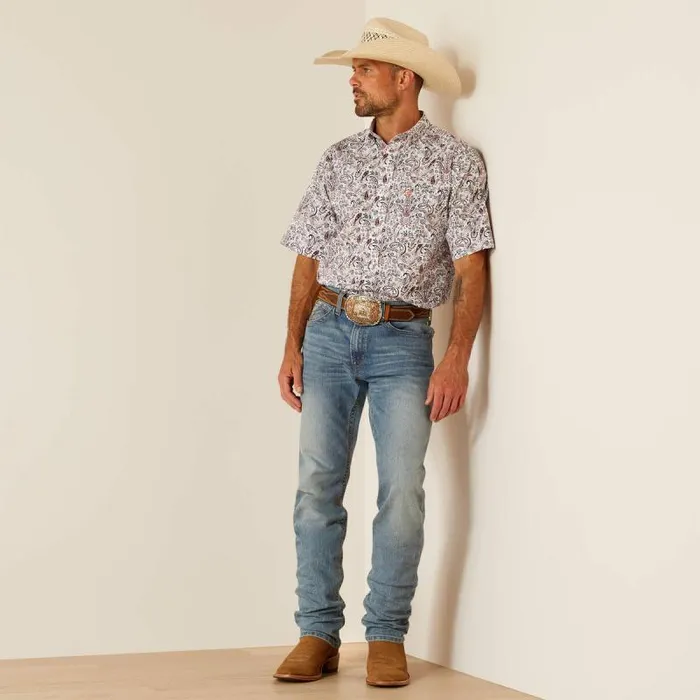 Men Button Down Shirts Ariat Wrinkle Free Whitaker Classic Fit Shirt Peacoat Men Button Down Shirts Ariat Wrinkle Free Whitaker Classic Fit Shirt Peacoat