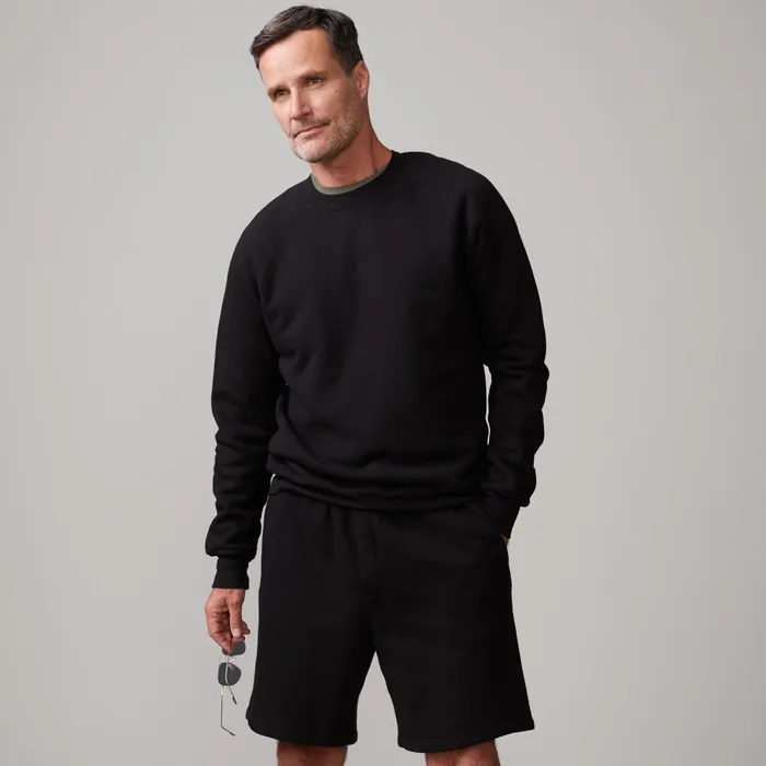 Men Classics MONROW 70039s Raglan Black