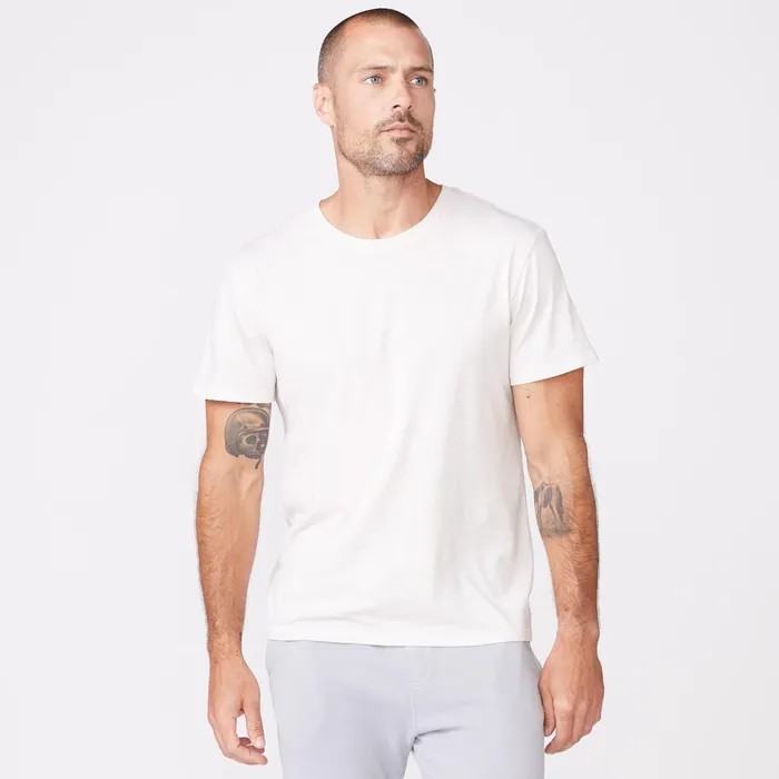 Men Classics MONROW Relaxed Crew Bone