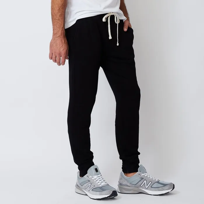 Men Classics MONROW Supersoft Fleece Jogger Black