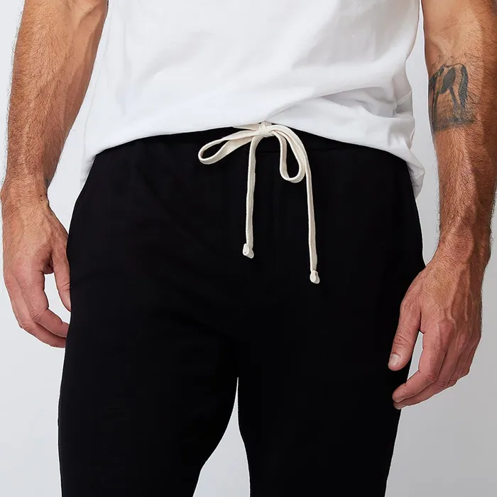 Men Classics MONROW Supersoft Fleece Jogger Black